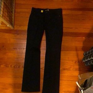 7 for all mankind black bootleg jeans